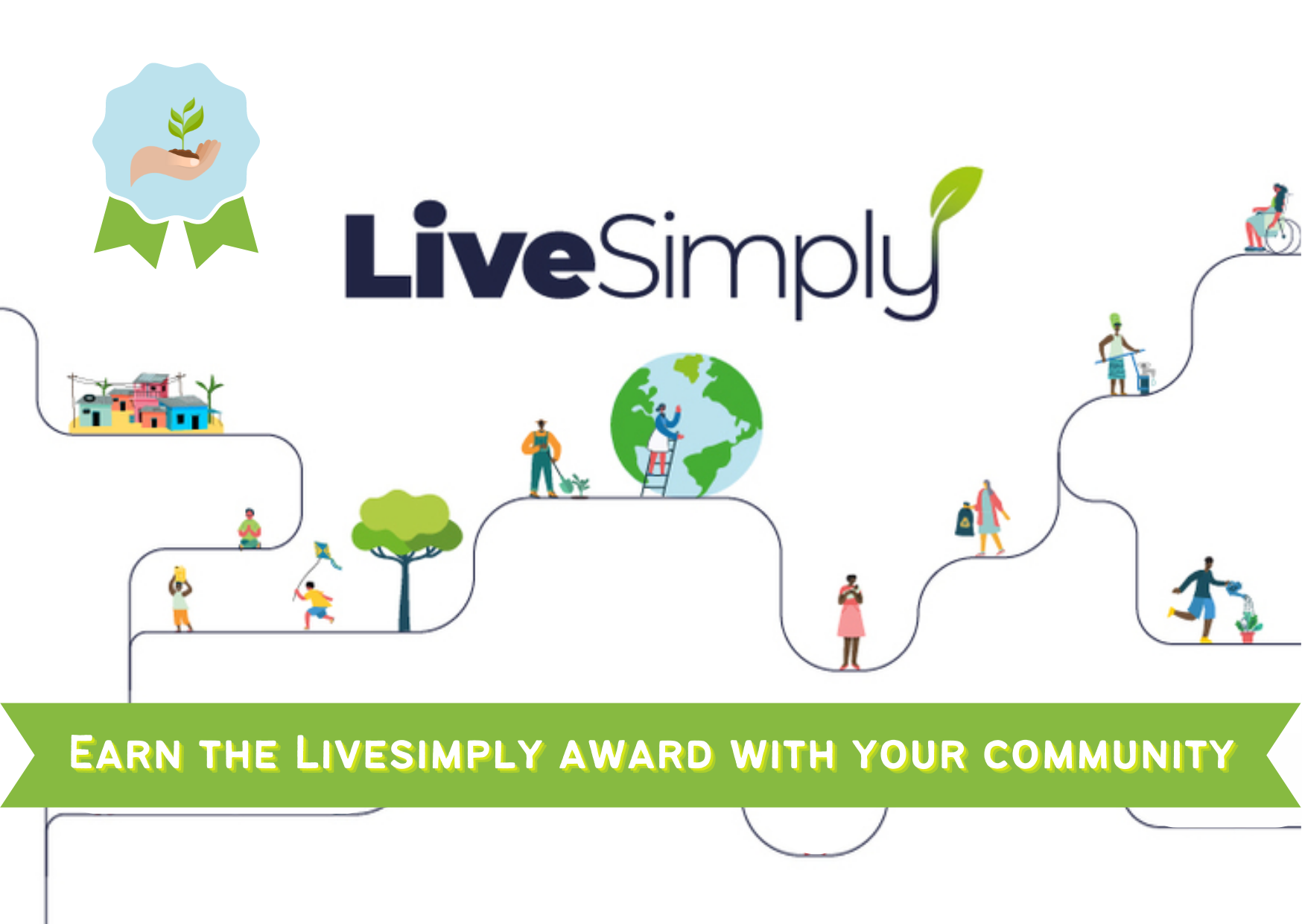 Earn the Livesimply award with your community