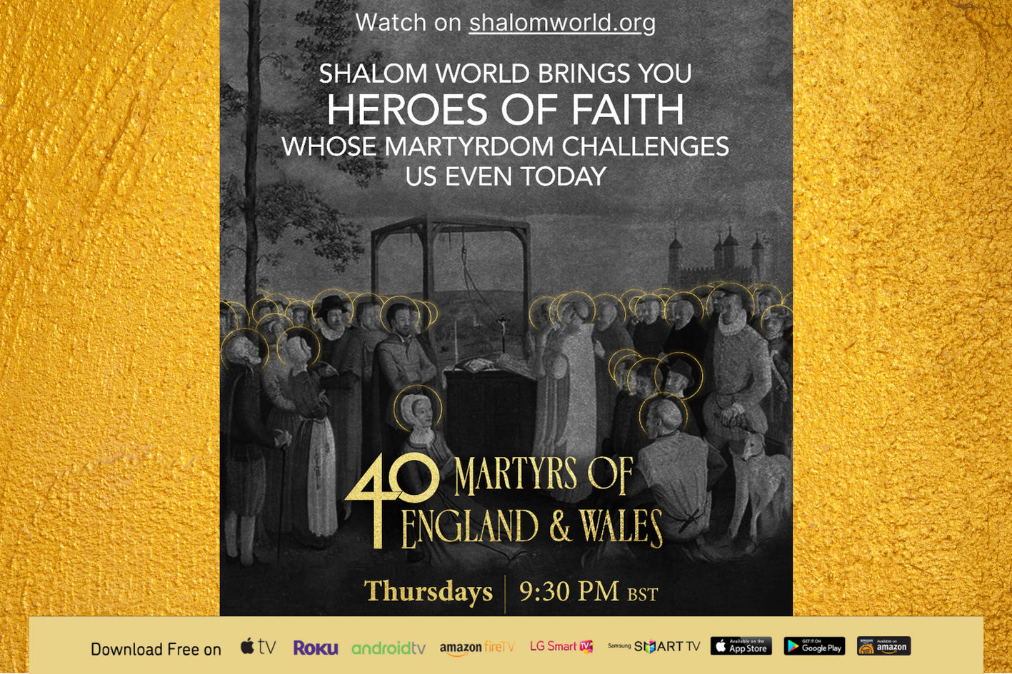 Shalom World: 40 Martyrs of England and Wales