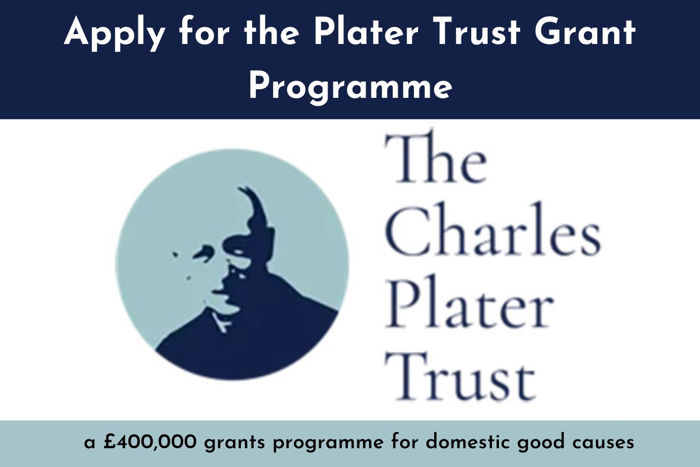 Applications for the PLATER TRUST 2023 large grants programme