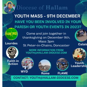 An Invitation to celebrate with Young People From Across the Diocese