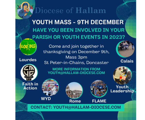 An Invitation to celebrate with Young People From Across the Diocese