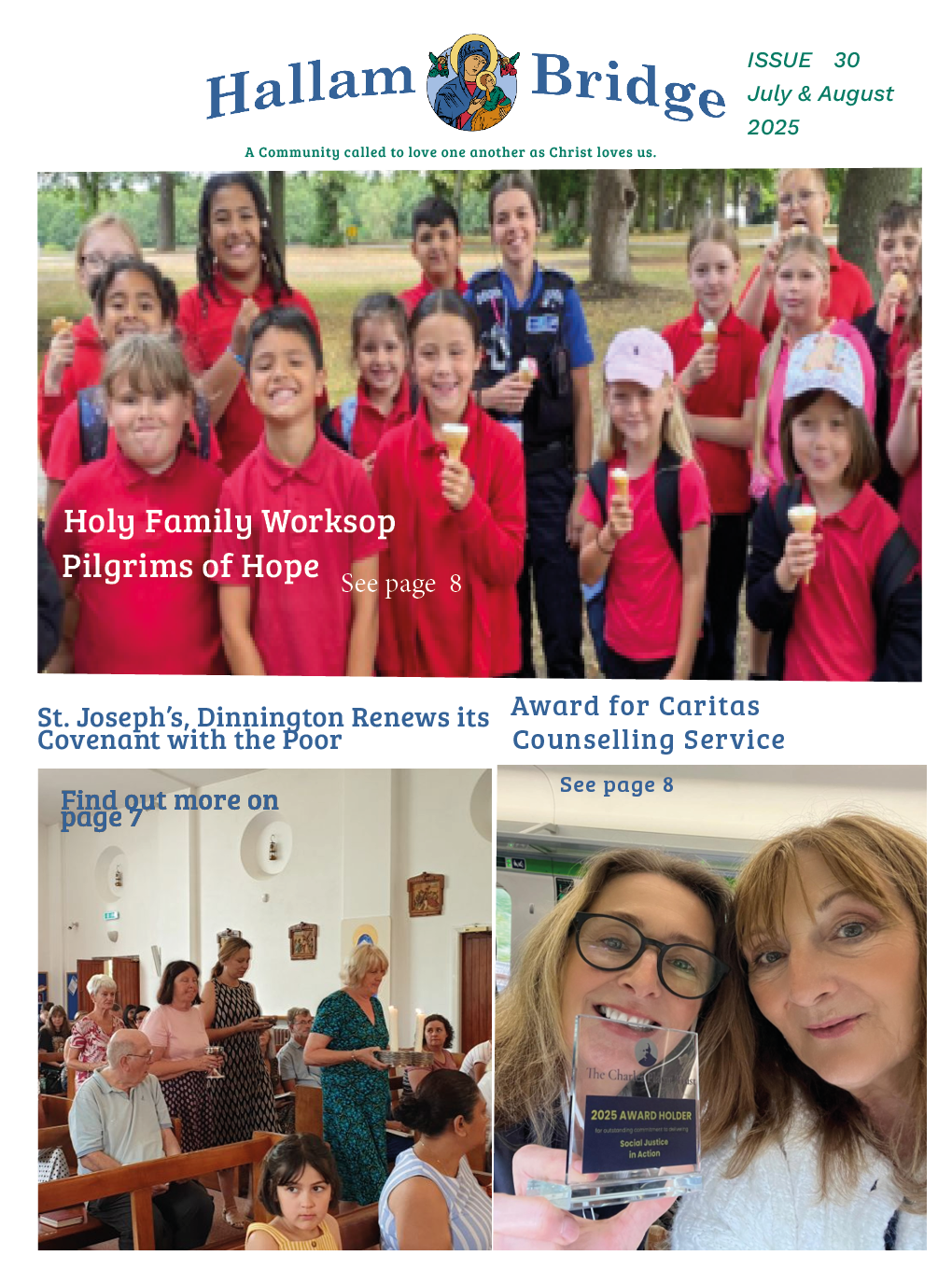 Cover page of Hallam Bridge- Diocesan Newsletter
