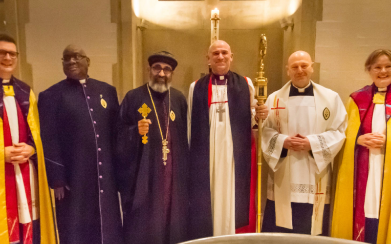 Fr Chris Posluszny is installed as an Ecumenical Canon for Sheffield Anglican Cathedral