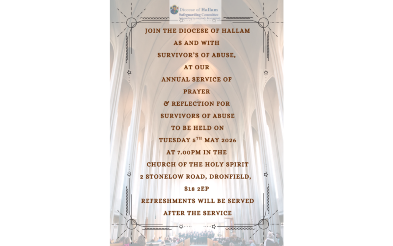 Day of Prayer For Survivors of Abuse Annual Service