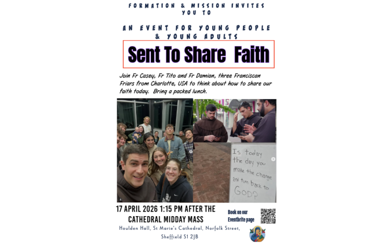 Sent to Share Faith- Event for Young People