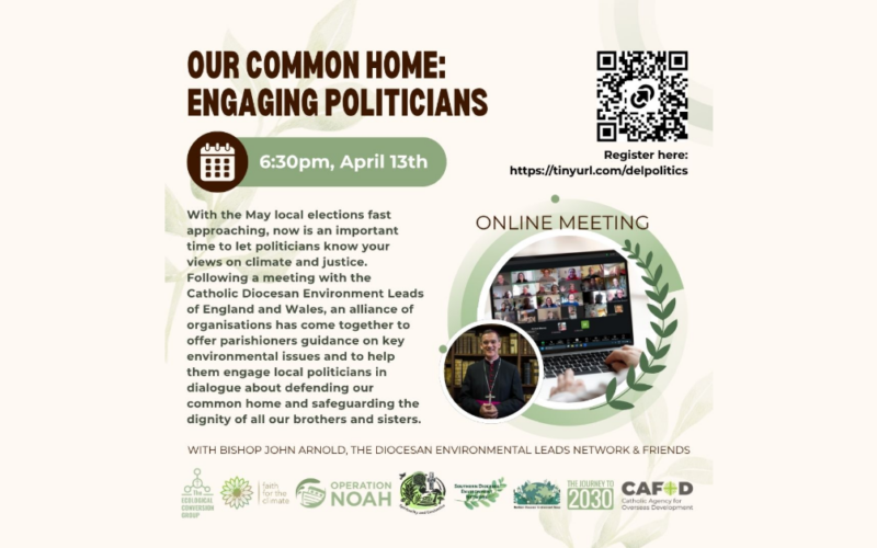 Our Common Home: Engaging Politicians ONLINE MEETING