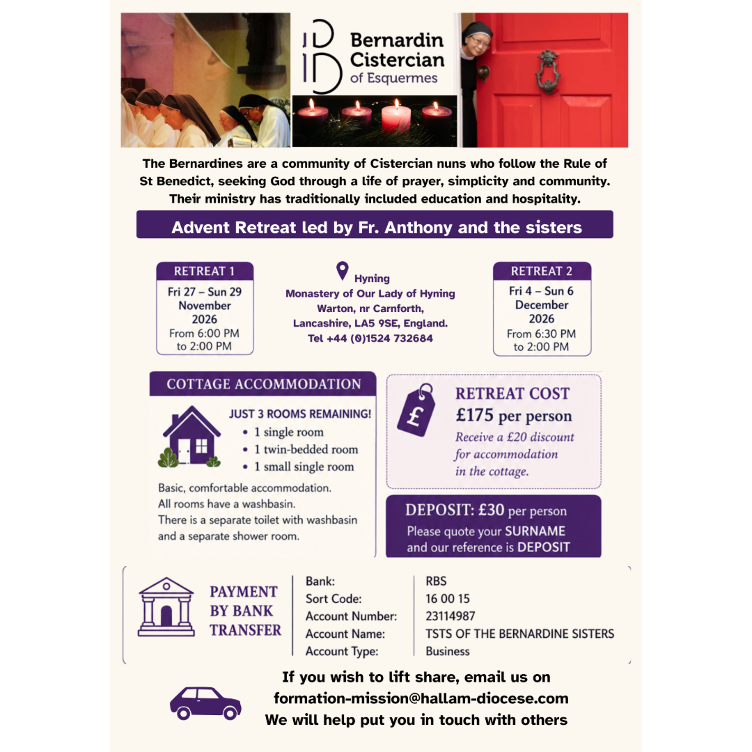 Advent Retreat at the Bernardines of Esquermes