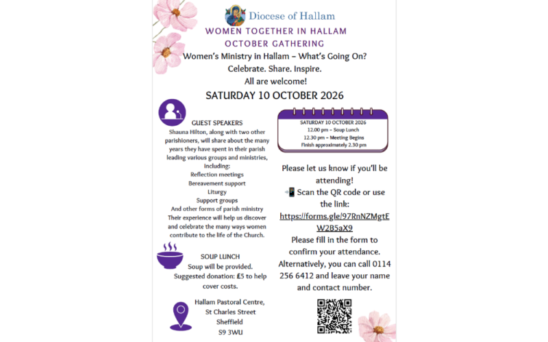 Women Together in Hallam – Next Gathering