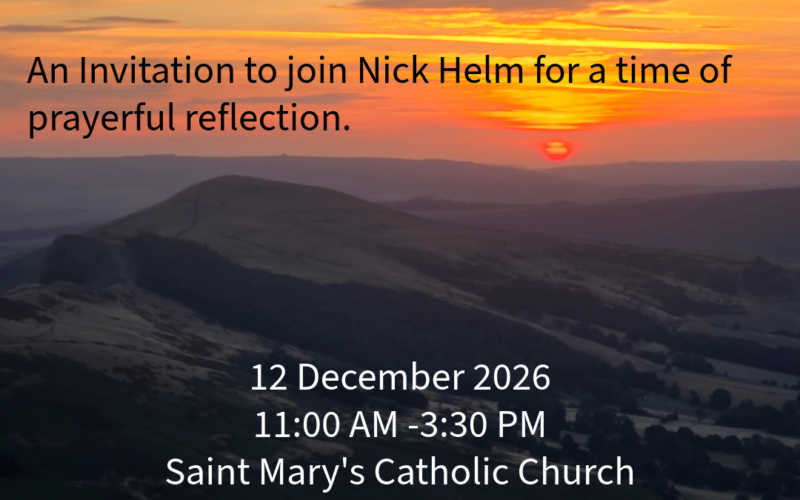 Waiting in darkness – a day of reflection in Advent